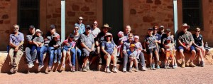 Club members at Wilpena Pound